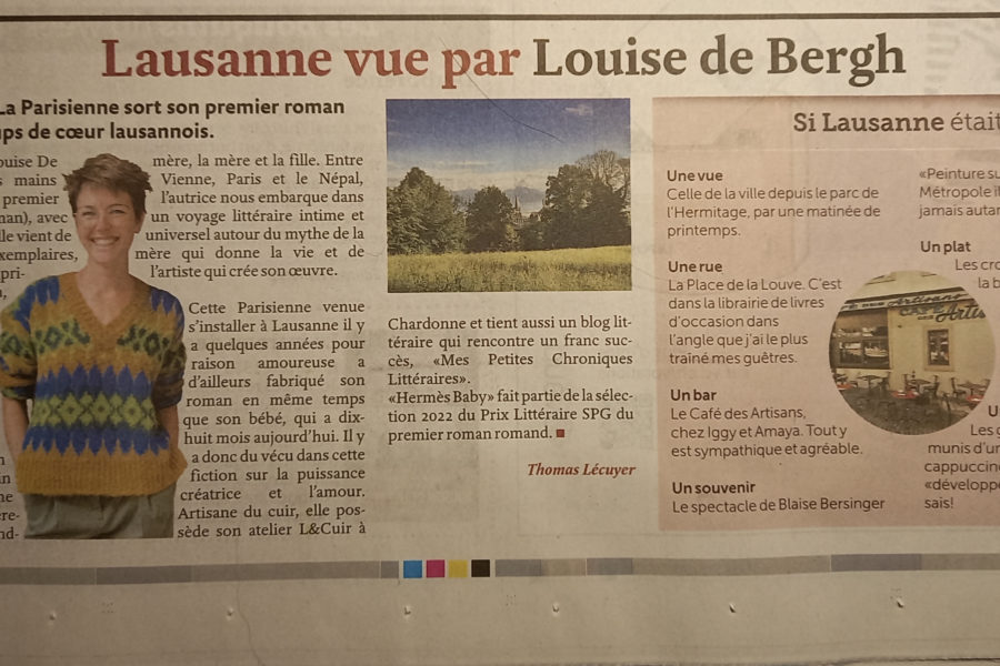 Lausanne vue par Louise De Bergh